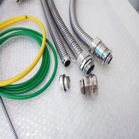 金属电缆防水接头密封葛兰m32铜制夹紧式软管接头福莱通