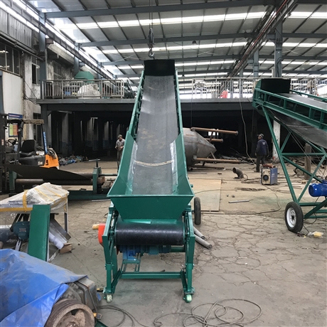 矿石装卸车输送机设备wq888灰渣装仓皮带输送机