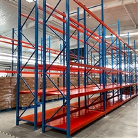 重型仓库货架选择横梁式货架，叉车自有存取、周转快、存储方便