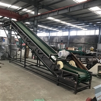 砂场装卸输送机设备wq888筐装蘑菇装卸车输送机