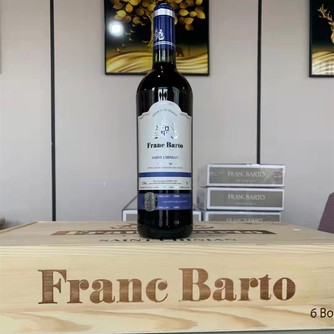 法国进口红酒弗朗巴顿系列干红葡萄750进口葡萄酒