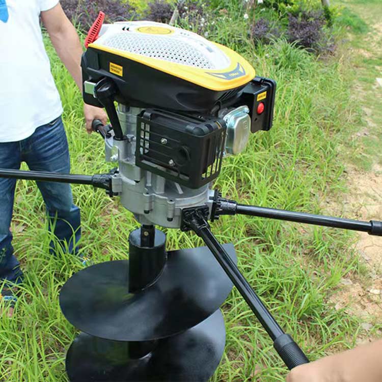 河北種植地鑽大型挖坑機 電力電杆小型挖坑機 手提打眼機