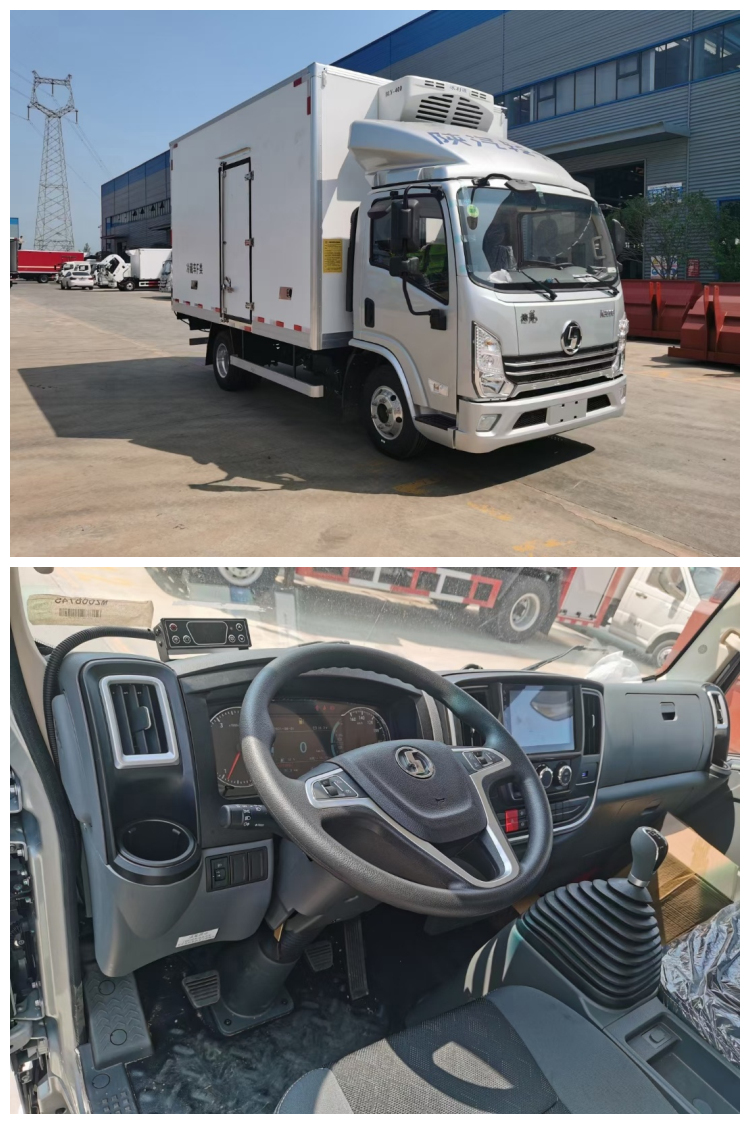 陕汽德龙42米箱式货车德龙k3000冷链车