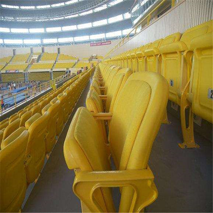 长治市水泥台看台座椅报告厅软包座椅工程塑料吹塑座椅