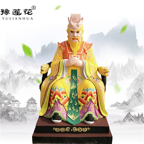 四海龍王佛像 龍王寺廟擺放八大龍王菩薩像 彩繪東海龍王神像生產(chǎn)