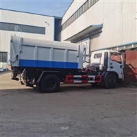钩臂垃圾车   蓝牌小型勾臂清运车    箱体可做6-10方垃圾清运车