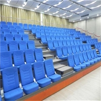 南川区足球场水泥台座椅 会议室厅折叠座椅 膨胀螺丝固定