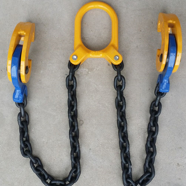 铁桶油桶吊钳森腾供应叉车油桶用吊钳链条式油桶吊钩