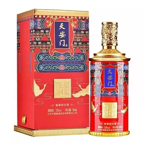 纯粮白酒华都天安门30三十年陈酿53度酱香型白酒500ml53度纯粮白酒