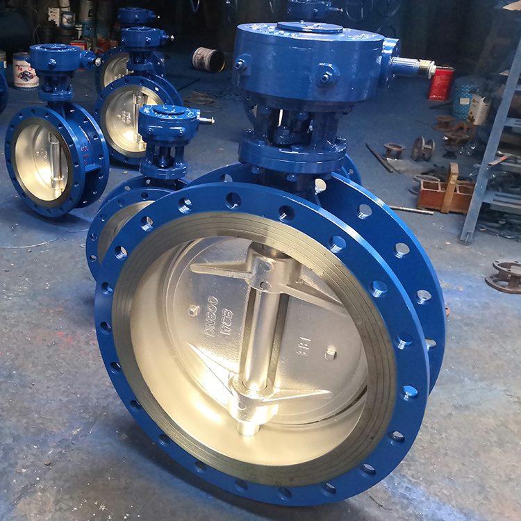 鑫茂电动硬密封双向压蝶阀水处理双偏心蝶阀