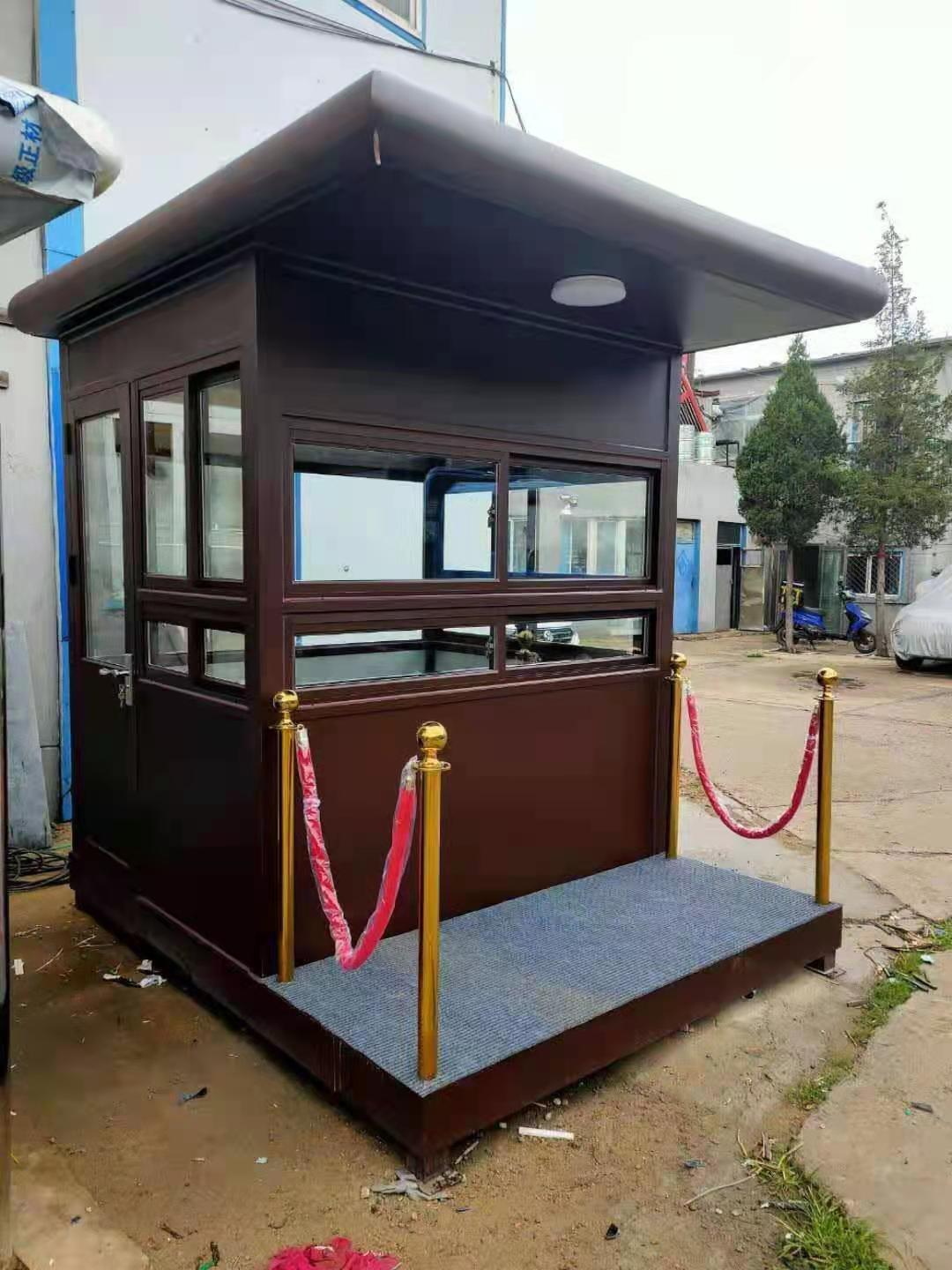 秦皇岛保安岗亭河北不锈钢岗亭景区收费亭保安室厂家供应