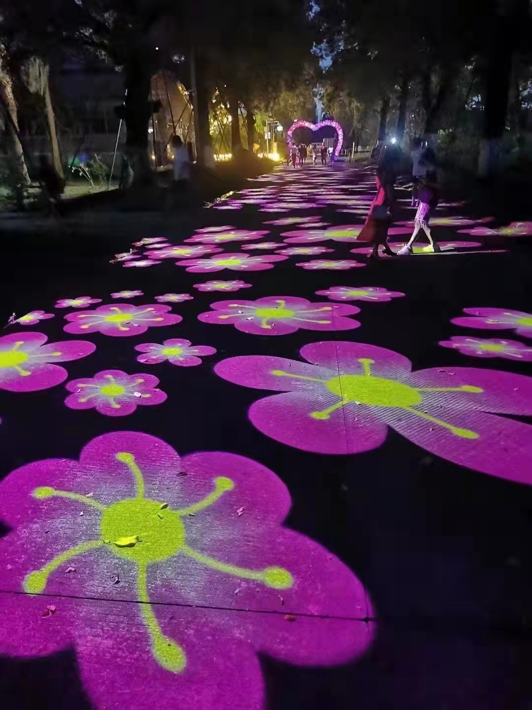 落叶投影灯led动态投影灯景区户外亮化门店照明设备