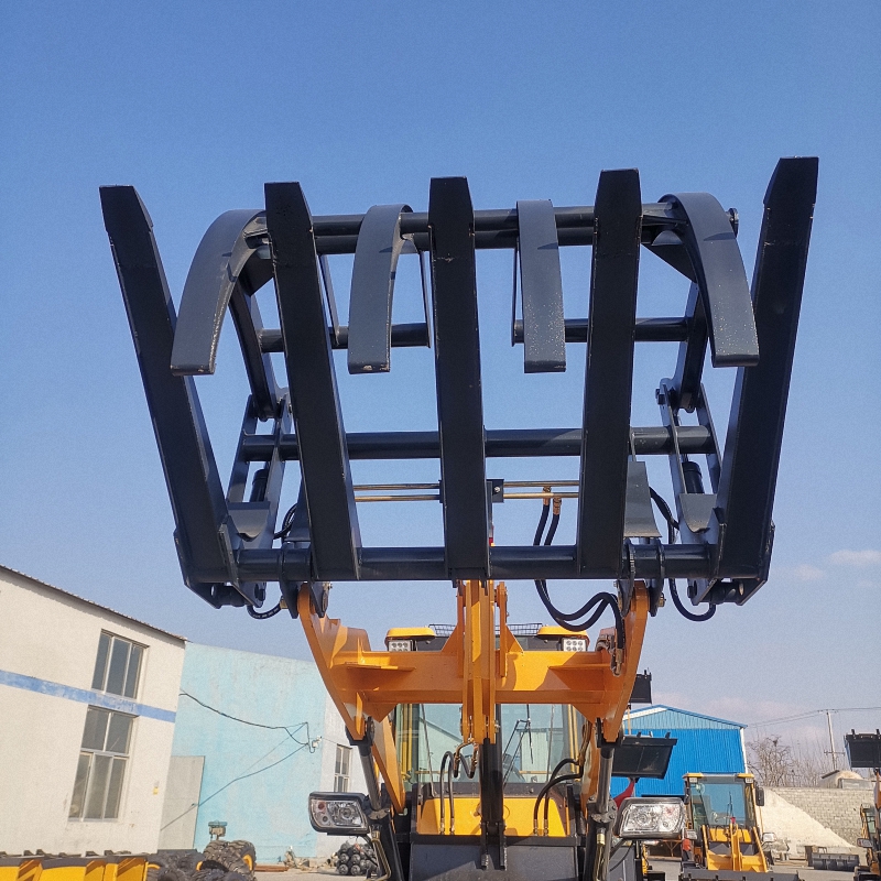 叉车抓木机 抓木机厂家 重工zl930抓木机抓草机