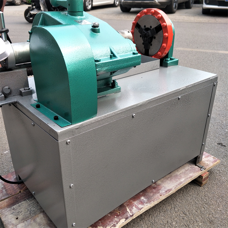 鑫隆旺建筑工地钢筋预埋件开丝机地脚螺栓反丝左旋圆钢车丝机