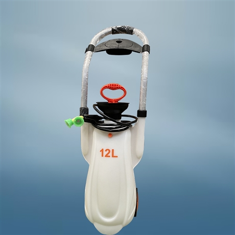 越翔安防 12L工程塑料推车式可便携洗眼器 双喷头可用于紧急喷淋