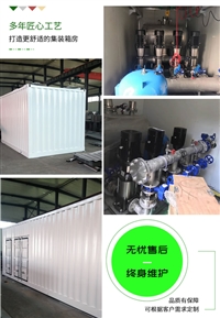 华油钻采 污水处理设备集装箱 水设备外壳设计 结构性能稳定
