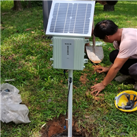 太阳能土壤水分实时监测 采用GPRS无线通讯