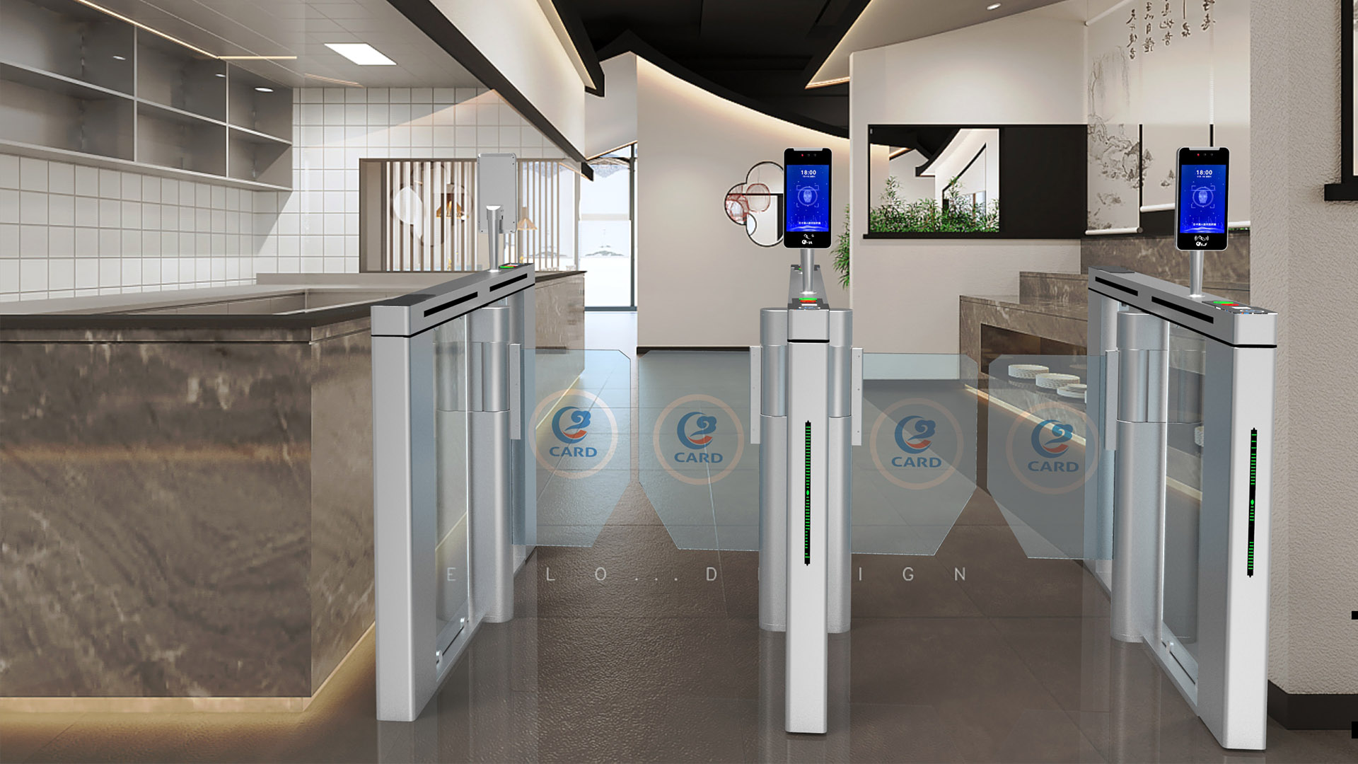 为安全而生,因品质而尊,云卡通智慧人脸识别通道闸管理系统