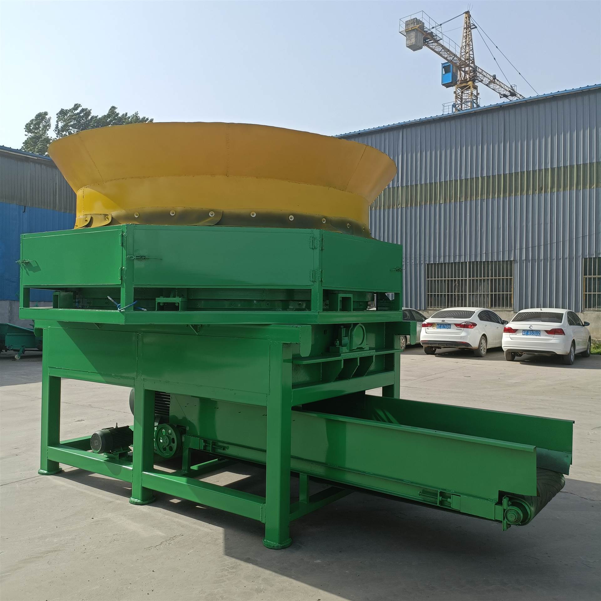 大型草料粉碎机 圆盘稻草铡段机 全自动草捆粉草机