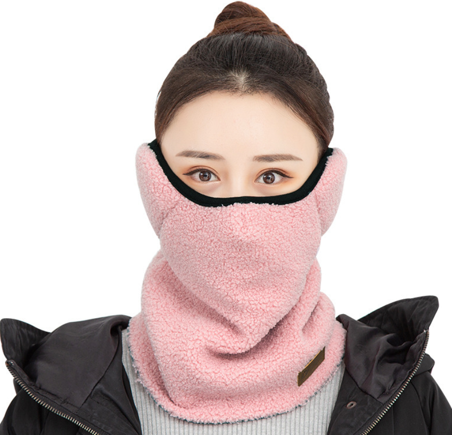 冬季防风尘口罩女加绒保暖护耳脸围脖冬天滑雪电动车防寒骑行面罩