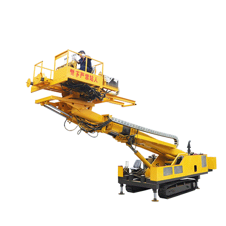 恒旺举高15米履带锚固钻机多角度钻孔隧道施工锚杆钻机岩石电钻
