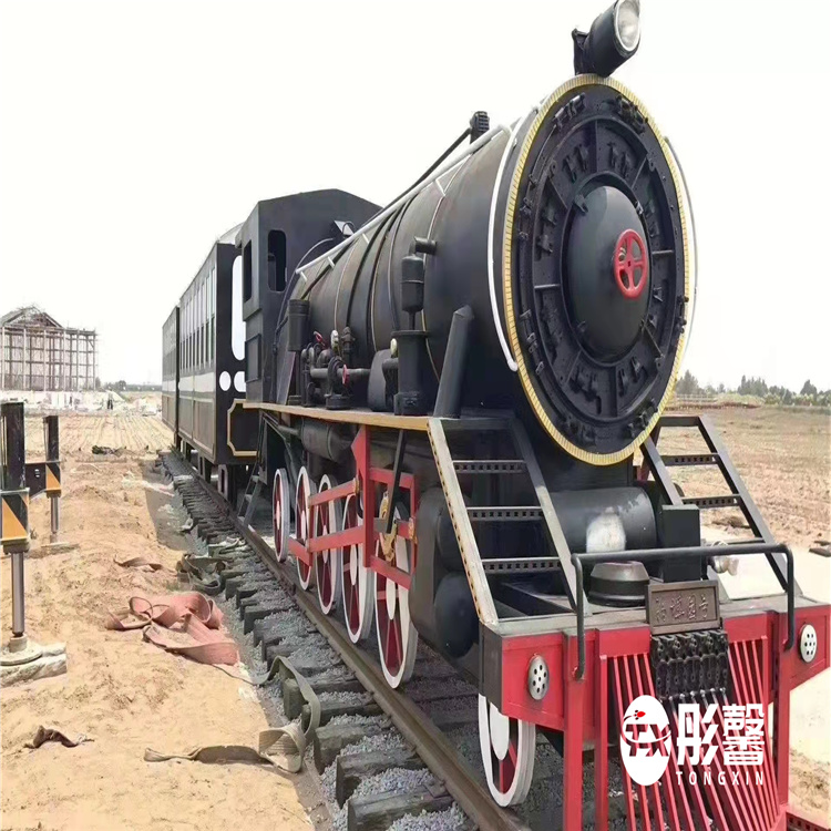 铁艺模型制作复古火车头高铁模型