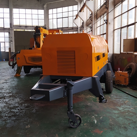 混凝土60拖泵拖泵价格混凝土泵车价位混凝土输送泵输送砼拖泵