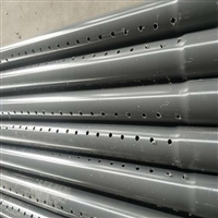 PE双壁波纹打孔管 路基排水UPVC打孔管 润星进口料生产