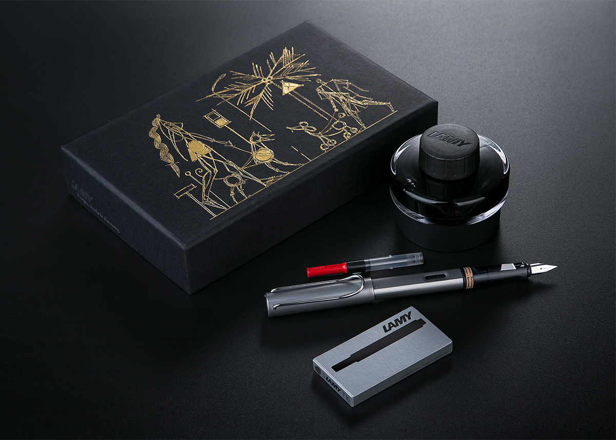 lamy钢笔礼盒凌美狩猎恒星系列邂逅礼盒装含墨水男士商务办公签字笔