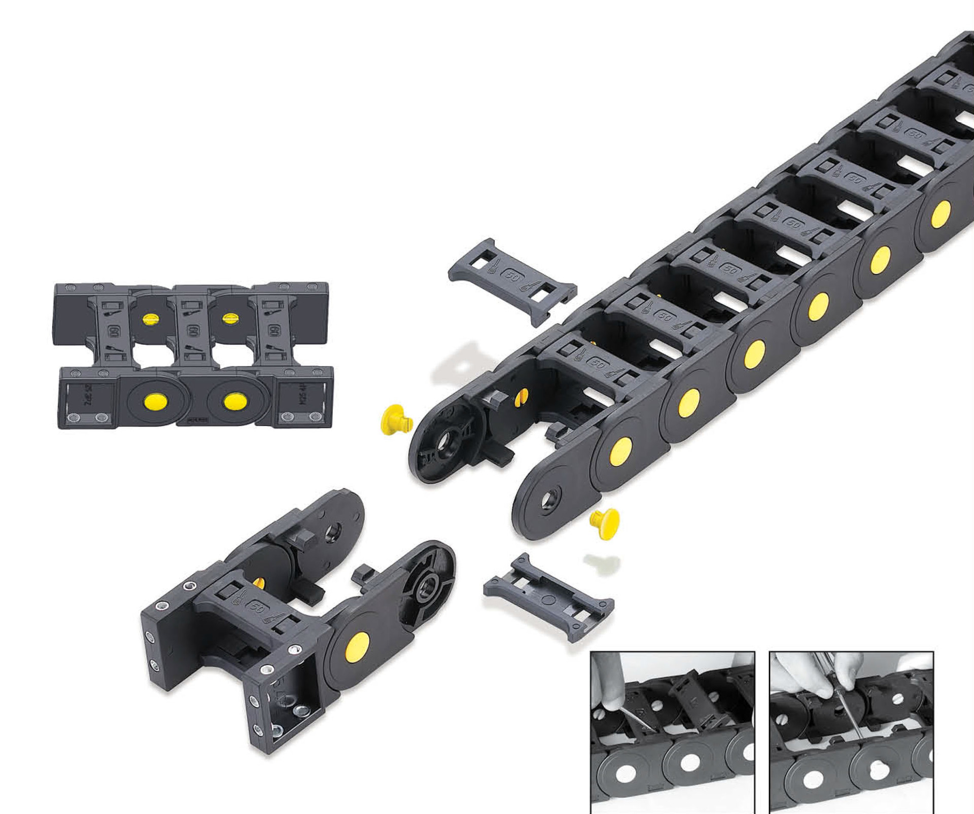 机床拖链   雕刻机桥式拖链