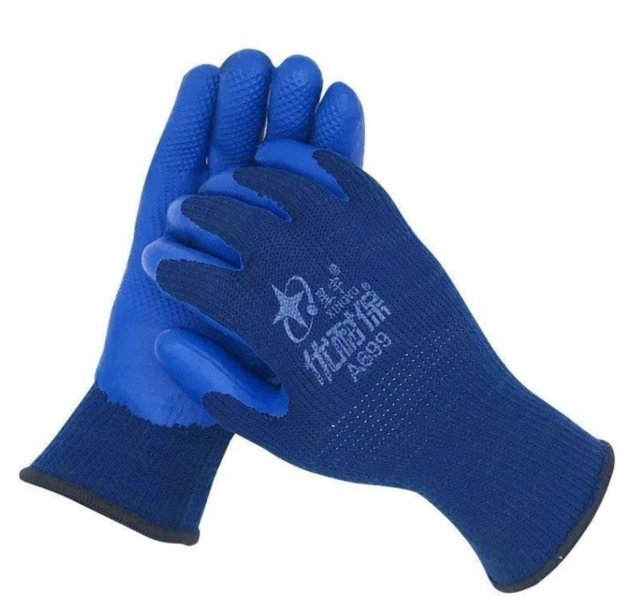 星宇a699加绒加厚保暖耐磨冬季防水工地干活劳保胶手套