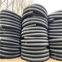 直埋穿线PE碳素管 阻燃碳素波纹管 润星电力通讯管