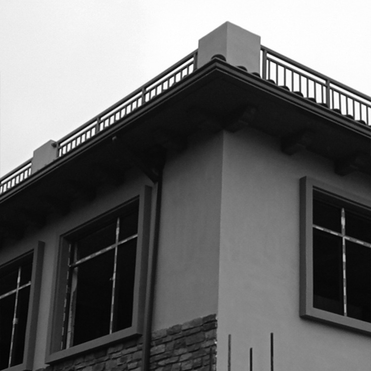 别墅屋檐接水槽,成品天沟,金属天沟,铝合金天沟