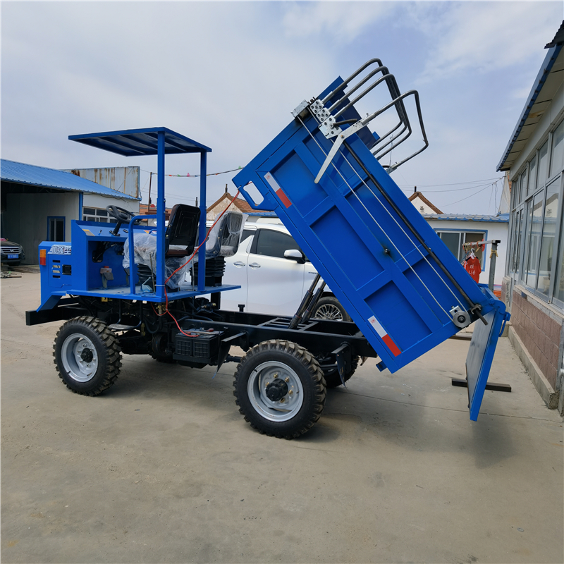 四轮拉渣土运输车四轮矿用四不像运输车农用四轮柴油货车