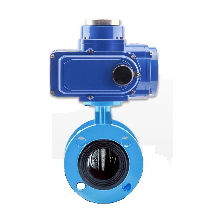 电动衬氟调节蝶阀电动型双向调节蝶阀智能电动调节阀