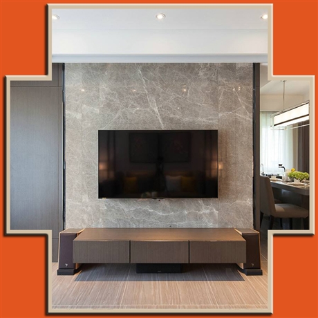 悬挂大理石简约背景墙大理石背背景墙新中式云水石材曲阳新兴石材雕刻