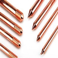 铜包钢防雷接地棒 雷缰科技25*3000铜包钢接地棒