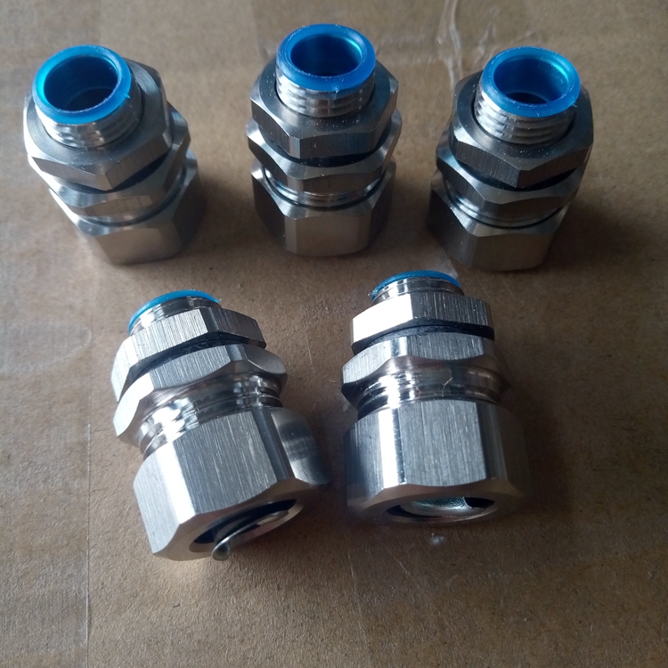 金属软管进箱接头 dpj不锈钢端式接头 Φ20-m22*1.5外丝锁头