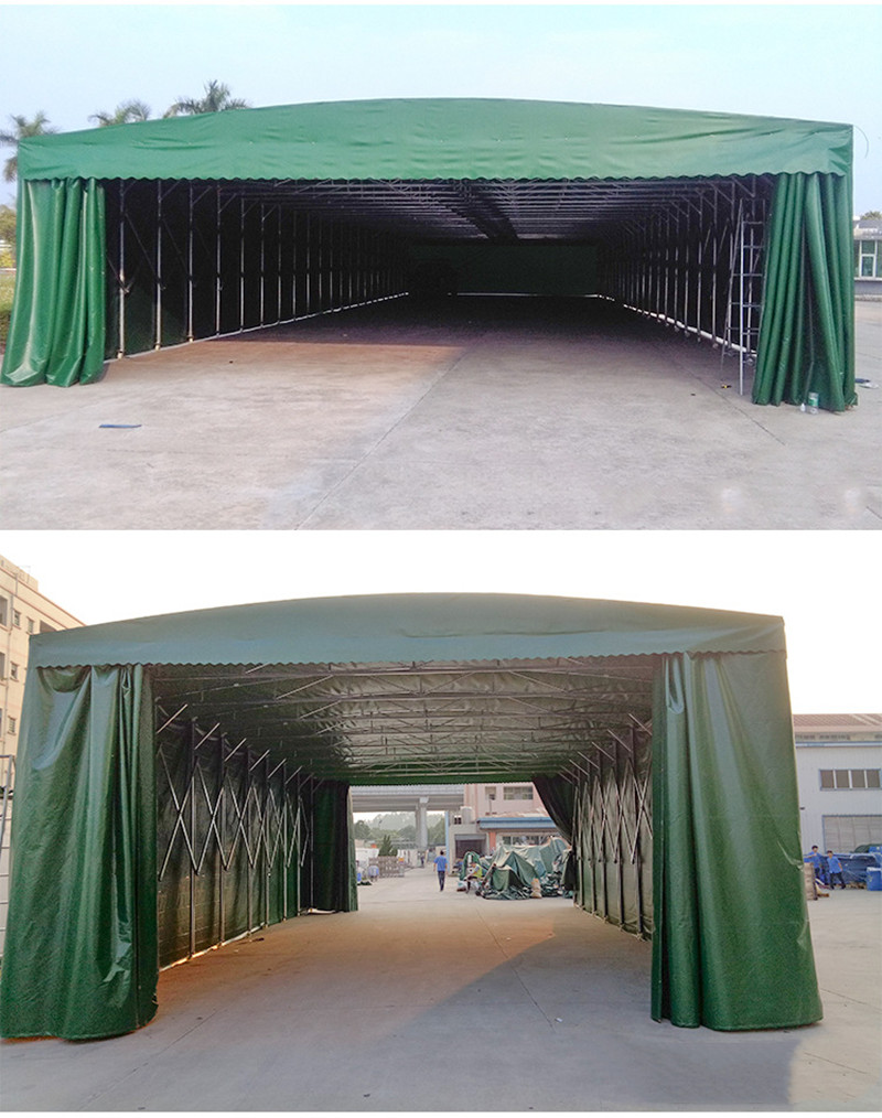 仓库临时推拉遮阳棚户外伸缩移动活动推拉棚