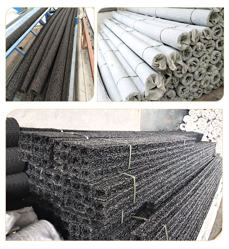 塑料盲沟铁路路基用公路绿化排水用pp塑料盲沟管