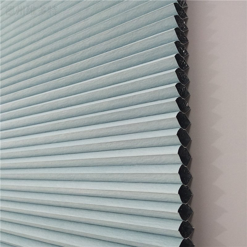 阳光房风琴帘电动蜂巢帘安装防晒遮阳帘定制