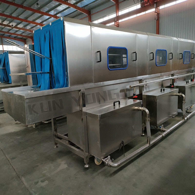 吸塑托盘清洗干燥设备 全自动塑料托盘清洗机