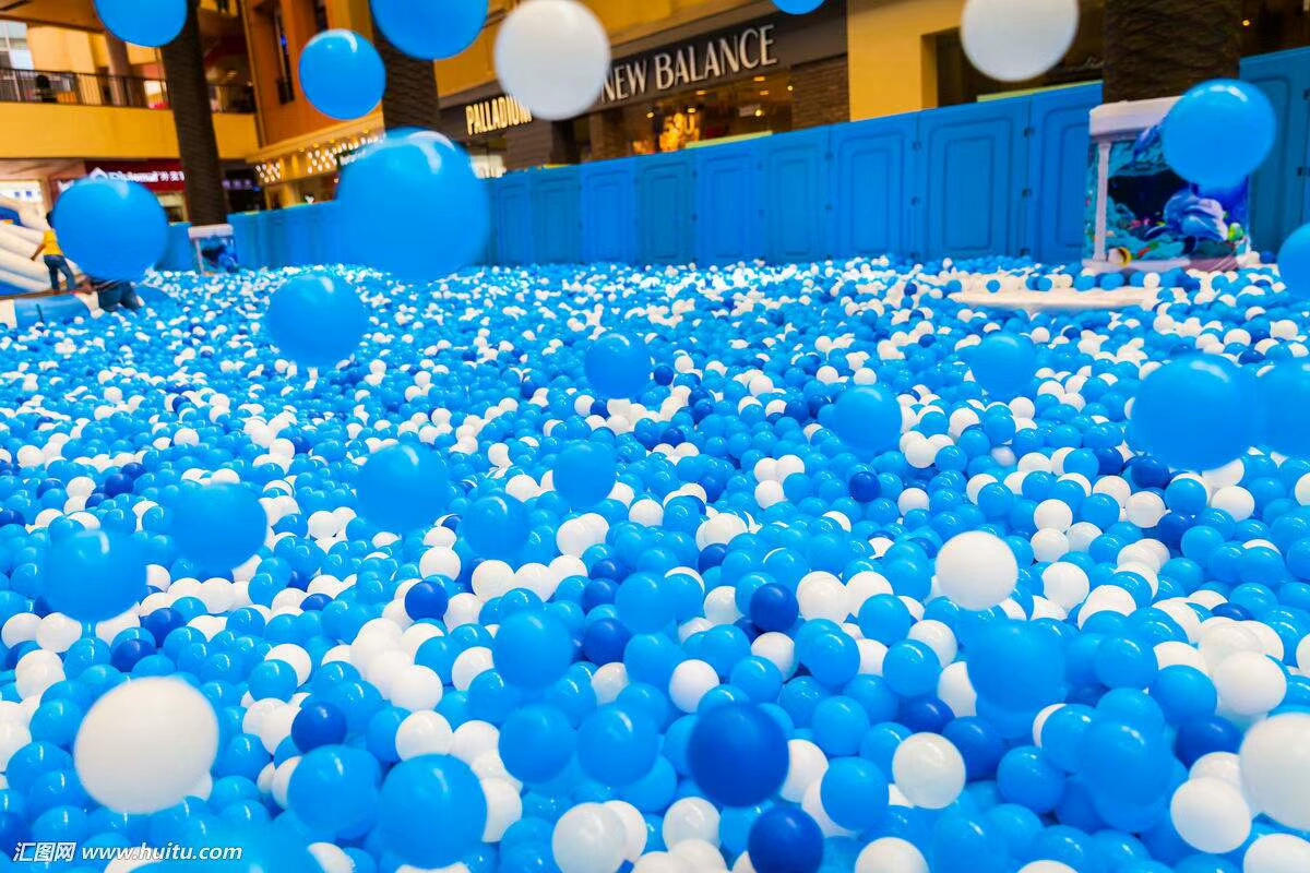 商场中庭必备项目百万海洋球出租