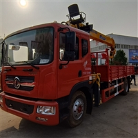 东风多利卡D9单桥 徐工10吨随车吊新车 车厢5米2