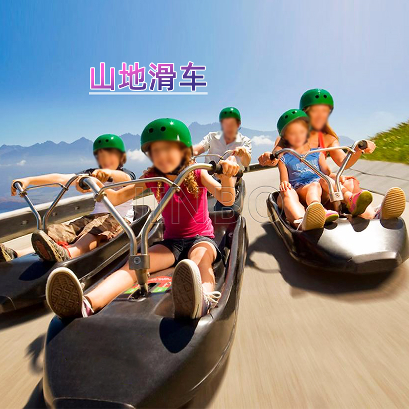 无动力游乐设备新西兰滑车新款山地滑车自动刹车装置