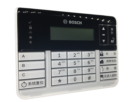 博世DS7447V3-CHI中文字符键盘16防区报警键盘 分线制报警键盘