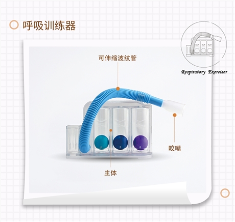 厂家报价 呼吸训练器引流管套装厂家 慢阻肺康复训练器