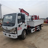 蓝牌随车吊 东风多利卡1.8吨吊机 货箱3米3 115马力 全国包上牌