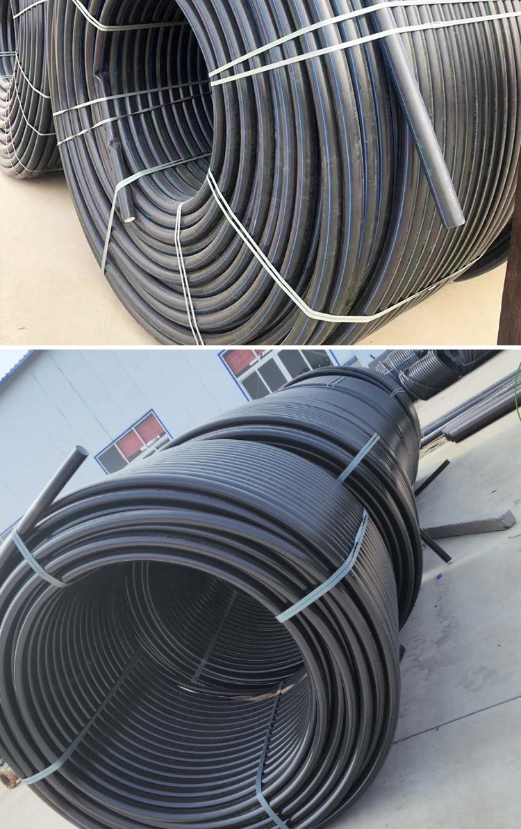 pe渗排管hdpe穿孔花管聚乙烯打孔管hdpe花管按图纸开孔支持定制