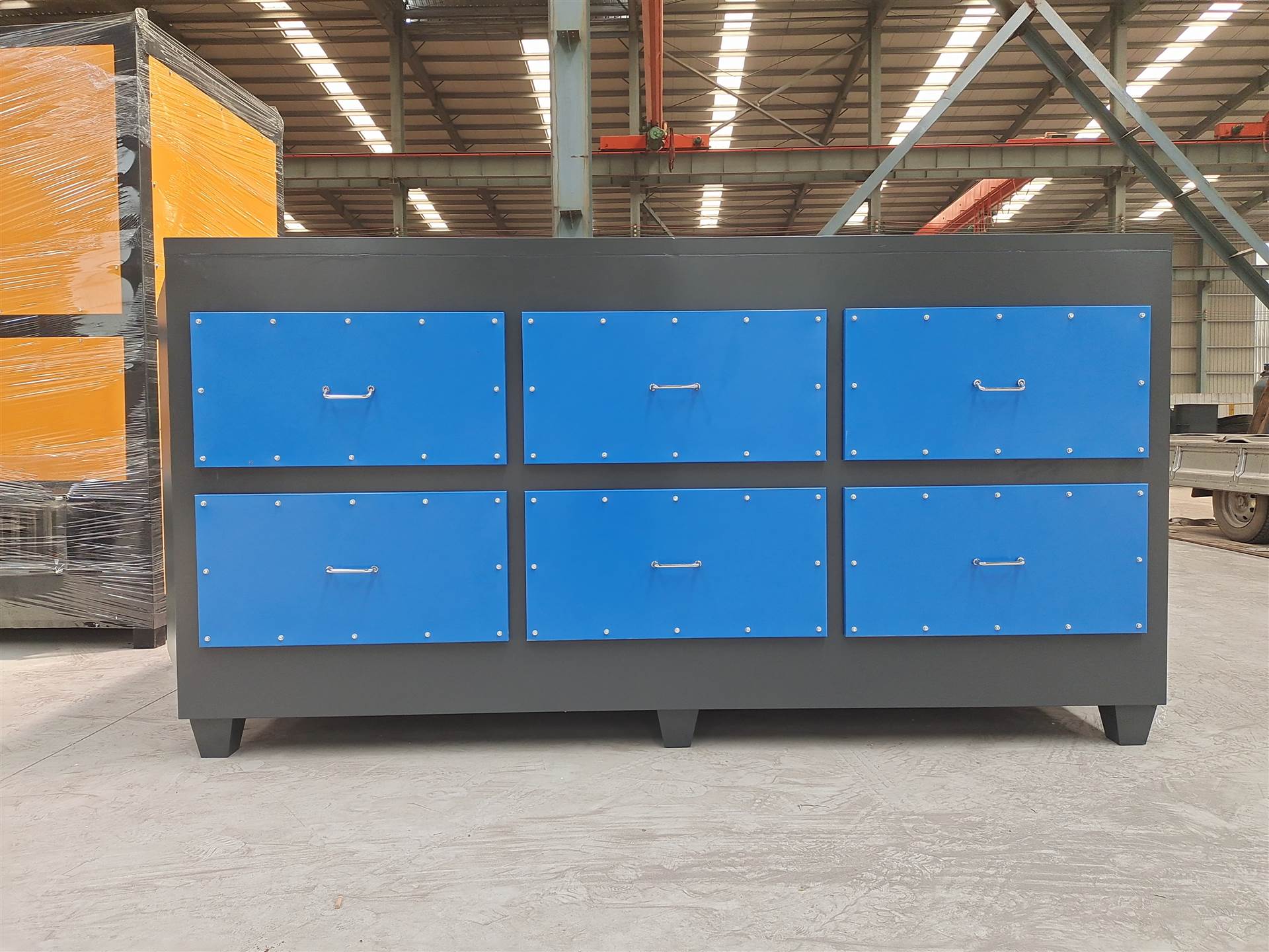 活性炭吸附箱用于工业废气净化